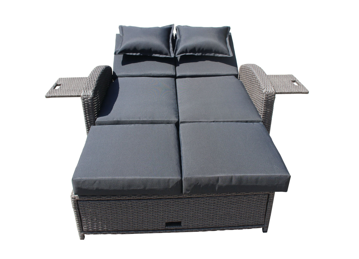 Sitzgarnitur Sitzgruppe Holz Garten Lounge Set Gartenmöbel Massiv Tisch Sofa
