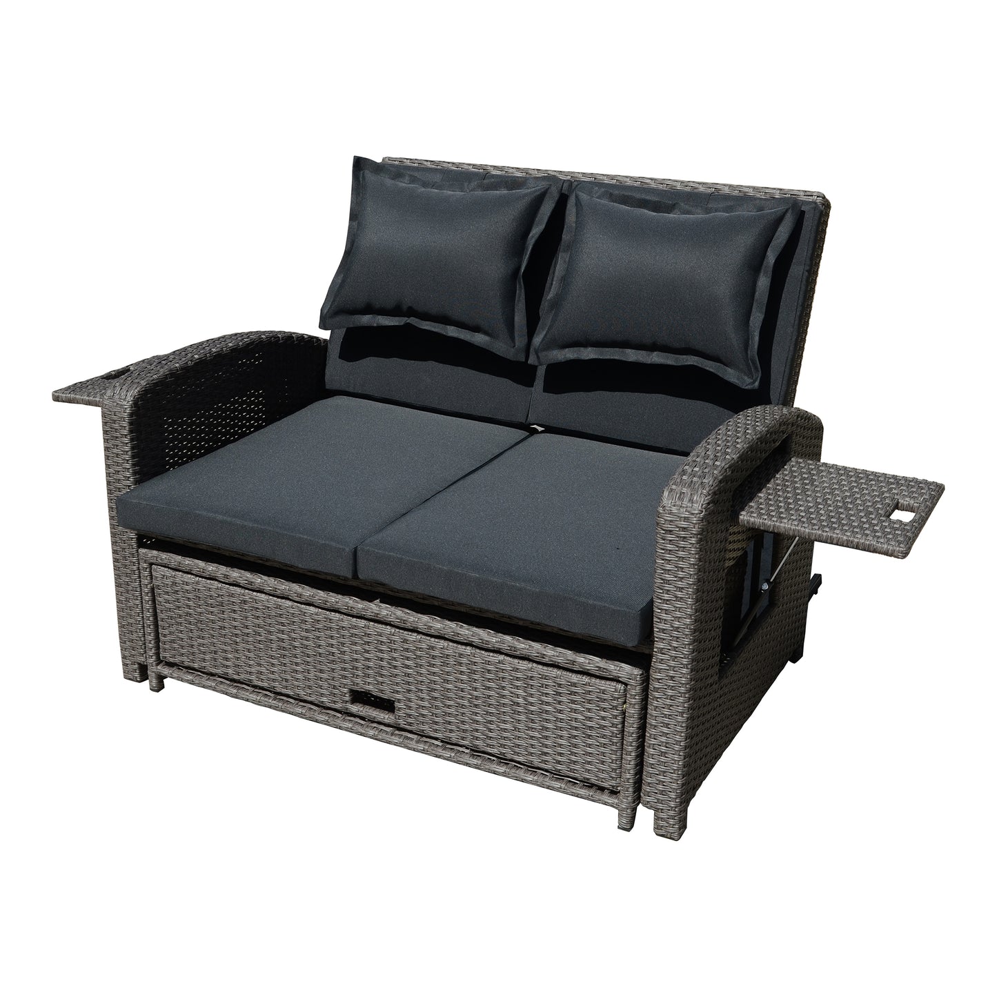 Sitzgarnitur Sitzgruppe Holz Garten Lounge Set Gartenmöbel Massiv Tisch Sofa