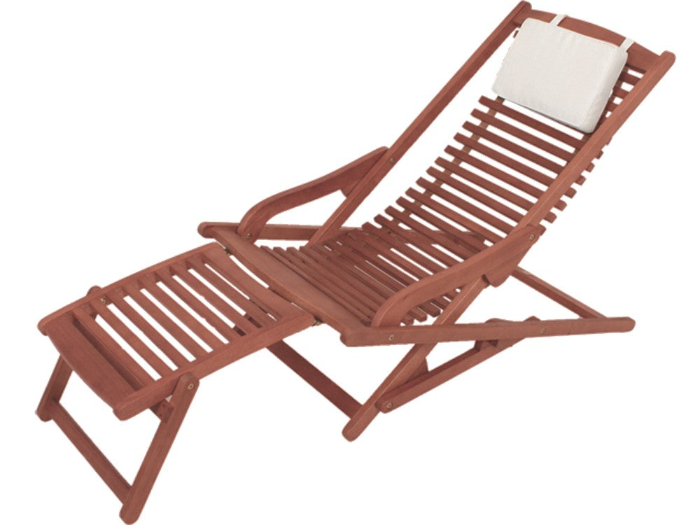 Garden Pleasure Lounge Eukalyptus Holz Sonnenliege Garten Relax Liege Möbel