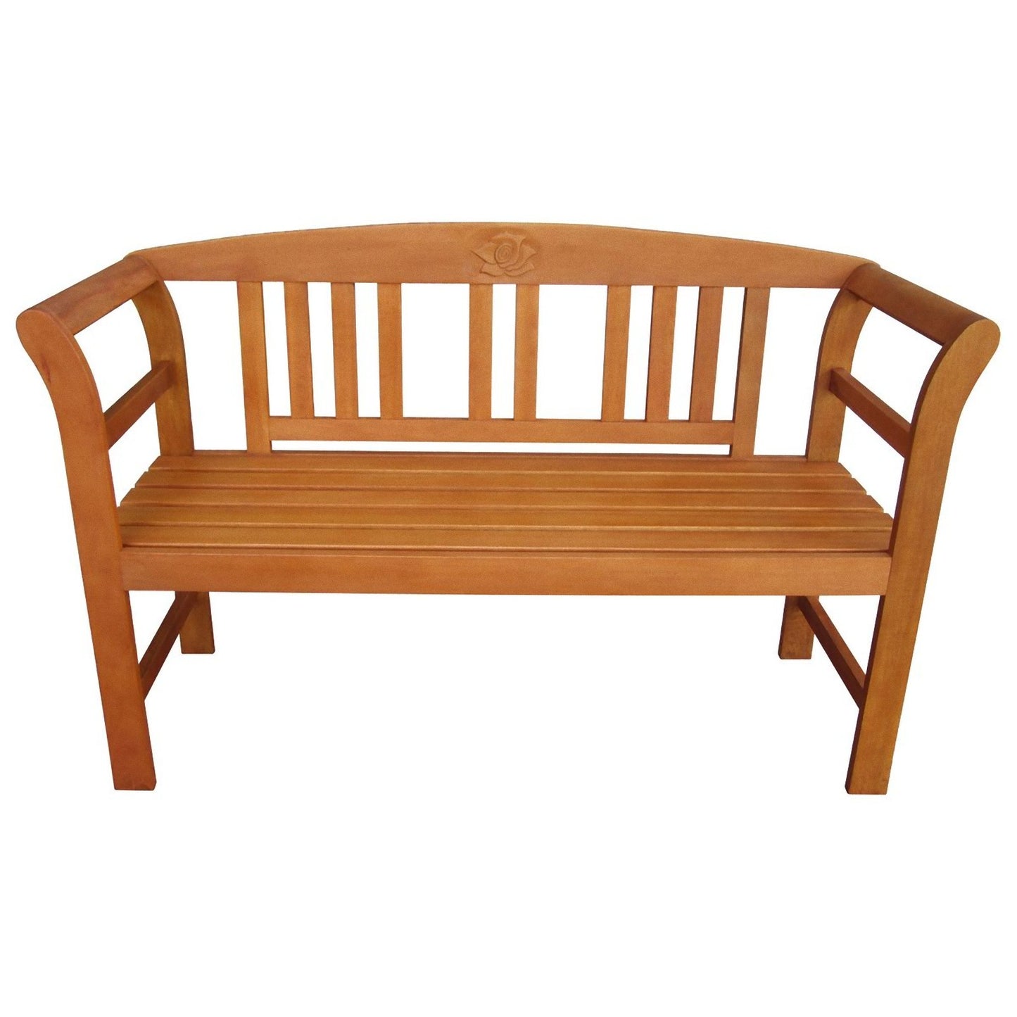 Holzbank Parkbank Gartenbank Massivholz Gartenmöbel Hartholz Armlehnen Outdoor