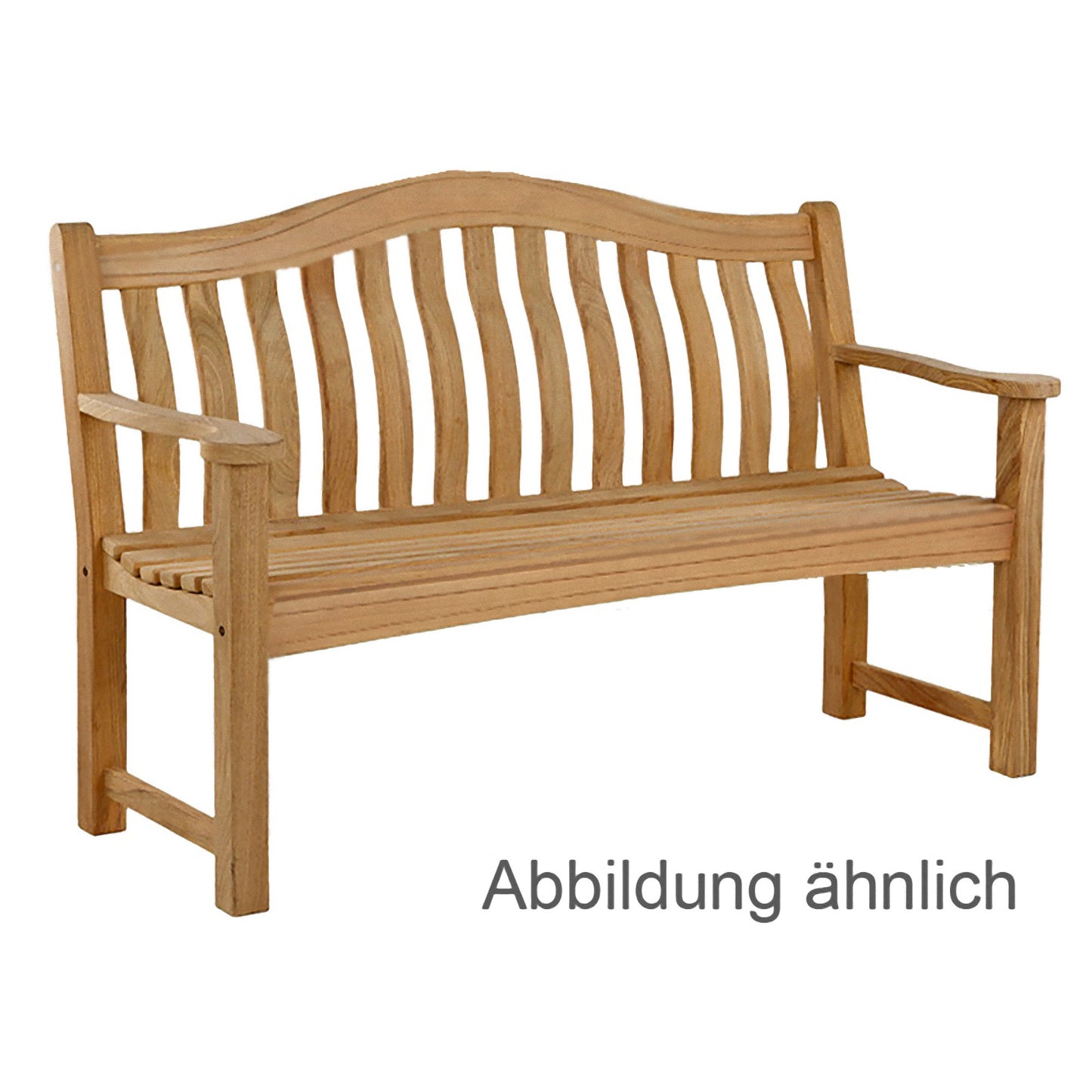 Bank KINGSTON 3-Sitzer Eukalyptus Teak-Optik Gartenbank Garten Sitzbank Holz