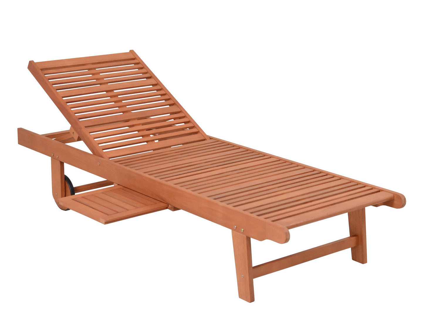 Sonnenliege SAN DIEGO braun + Auflage Gartenliege Liege Relaxliege Gartenmöbel