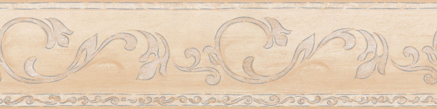 A.S. Création Barock Beige 999030 Wandtapete Folie selbstklebend Borte Bordüre