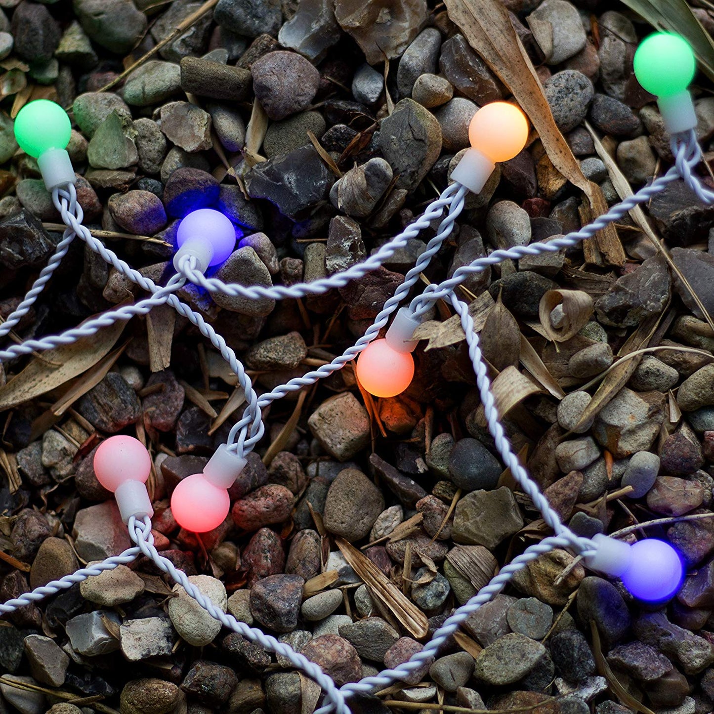 100er LED Lichterkette mit Timer Innen Außen Biergarten Party Garten bunt IP44