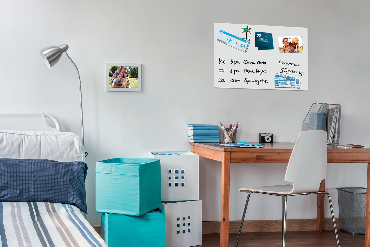 Sigel Glas Magnettafel 60x40cm B1200 Magnetboard Tafel Memoboard Whiteboard