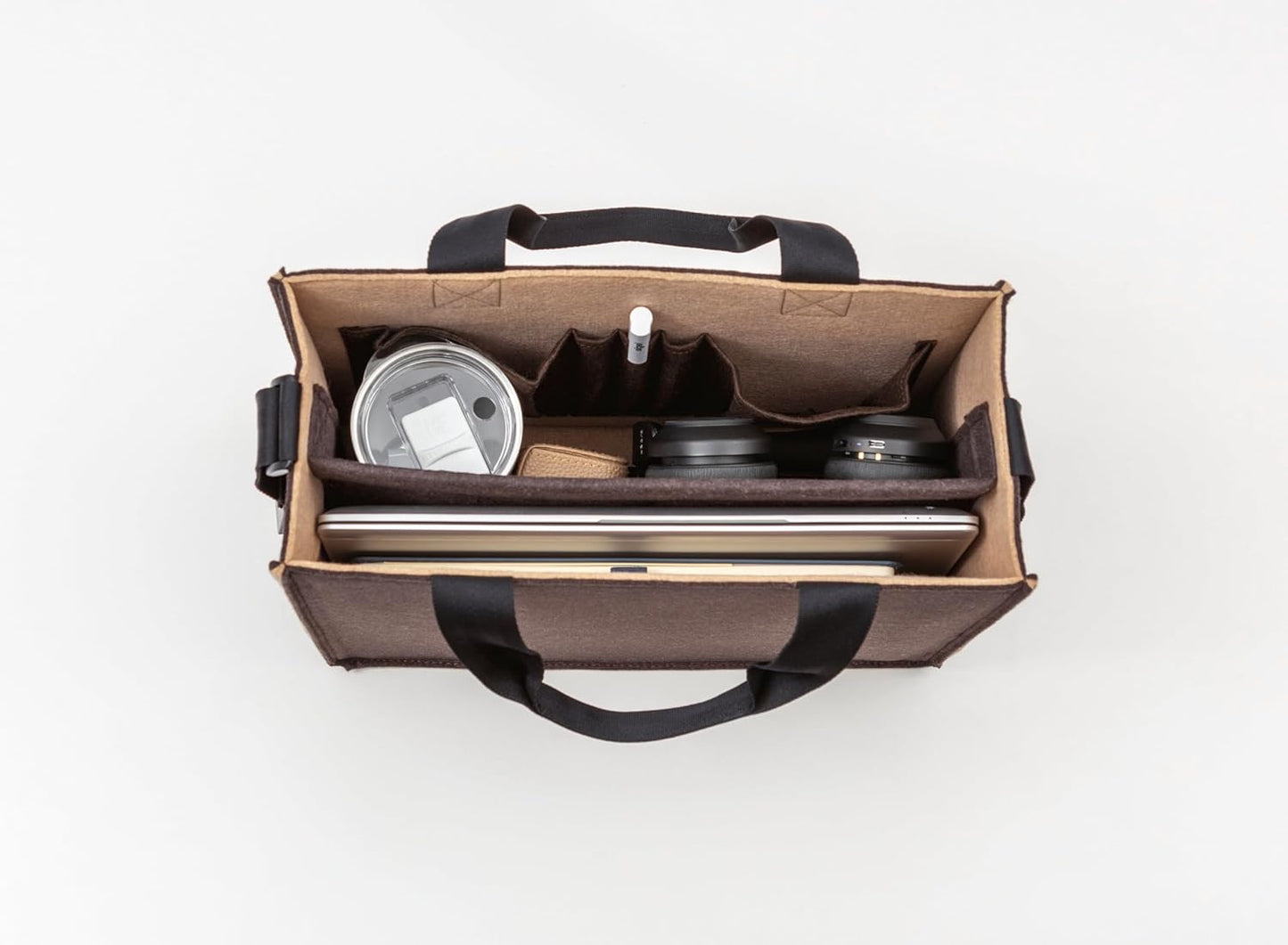 Sigel BA422 Desk Sharing Bag M Filztasche Laptoptasche Akten Laptop Tasche Filz
