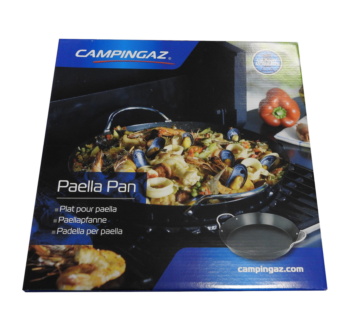 Campingaz Gasgrill Paellapfanne Wok Ø35m Pfanne Paellera Grill Culinary Stahl