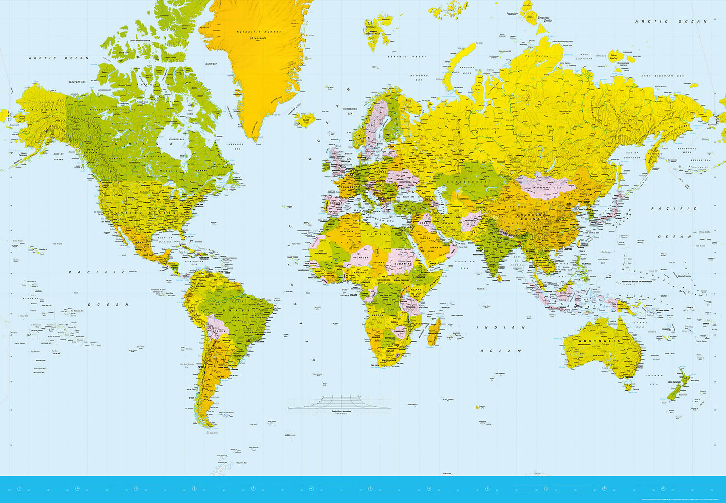 A.S. Création Papier Fototapete Weltkarte World Map DD118885 Designwalls 2.0