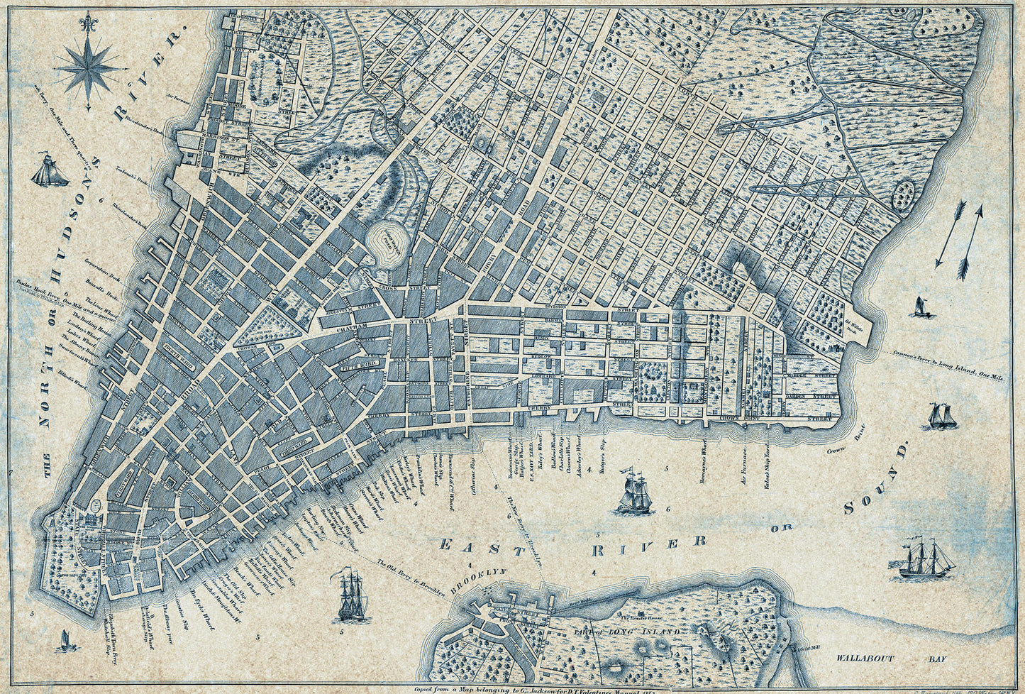 A.S. Création Vlies Fototapete New York Old Vintage City Map DD118892 Tapete
