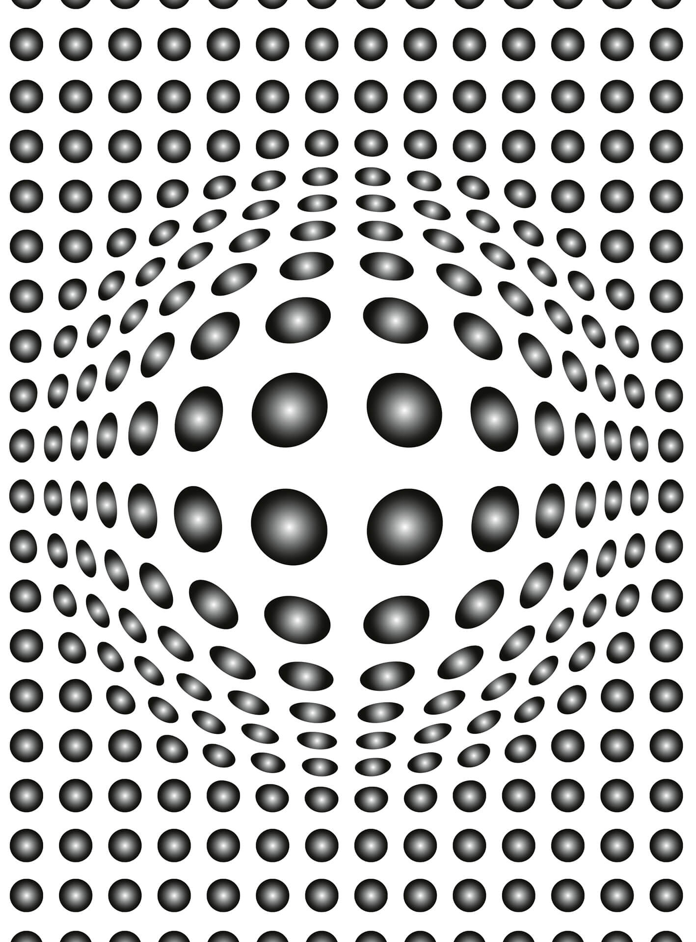 A.S. Création Vlies Fototapete 3D Dots Black And White DD119052 Designwalls 2.0