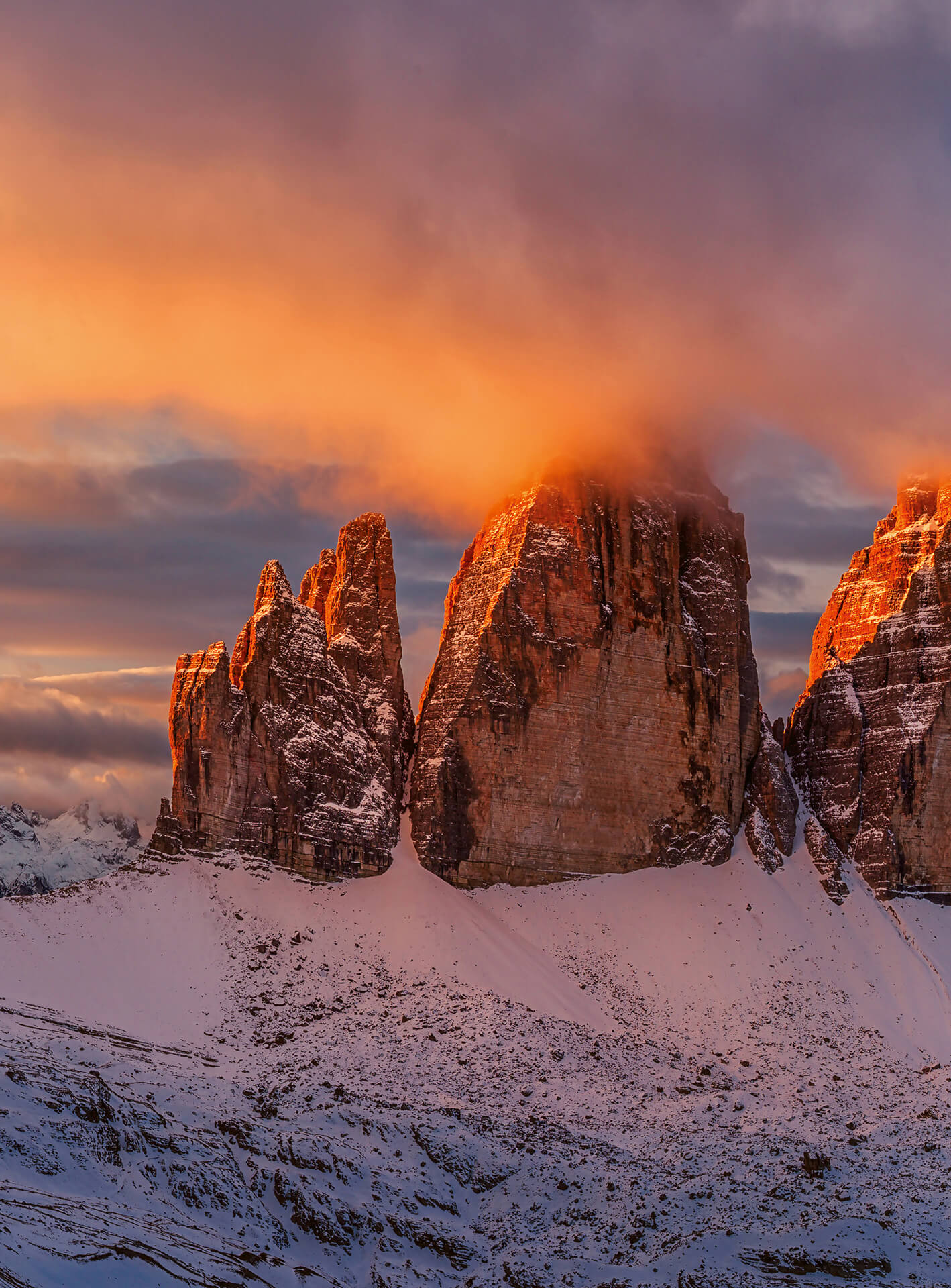 A.S. Création Vlies Fototapete Alpen Mountain Peaks In Italy DD119068 Berge