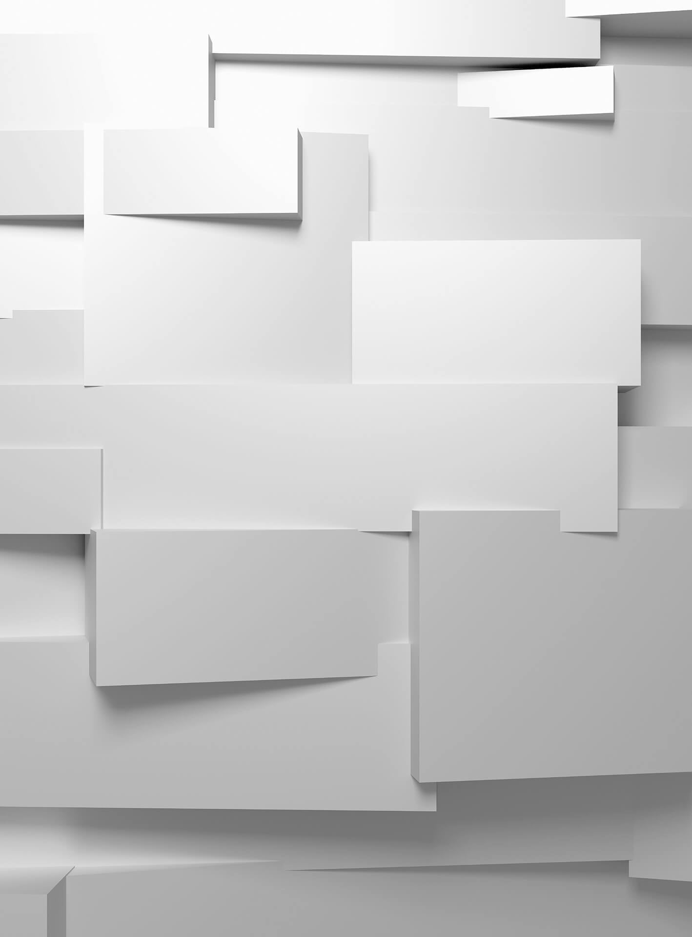 A.S. Création Vlies Fototapete 3D Weiß 3D Wall DD119106 Grau Designwalls 2.0