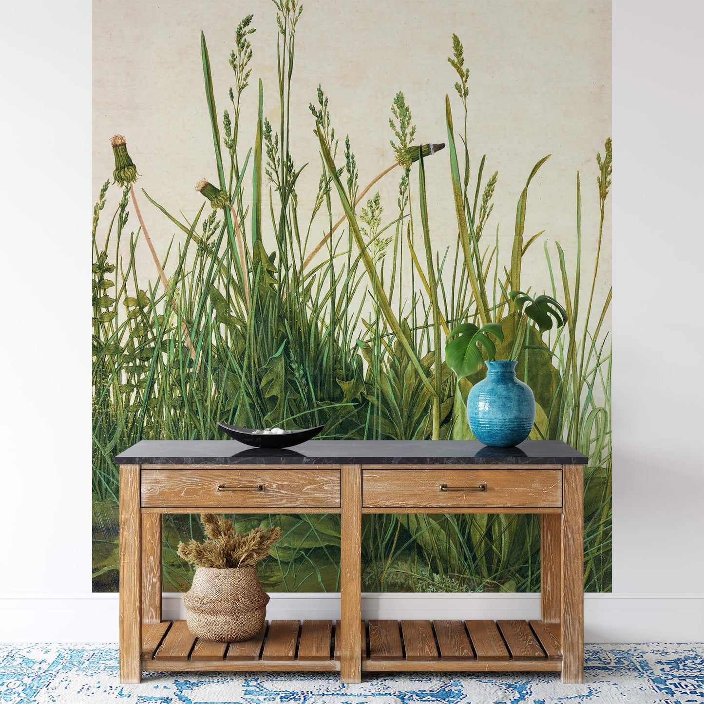 A.S. Création Vlies Fototapete Blumenwiese Great Piece of Turf DD119161 Beige