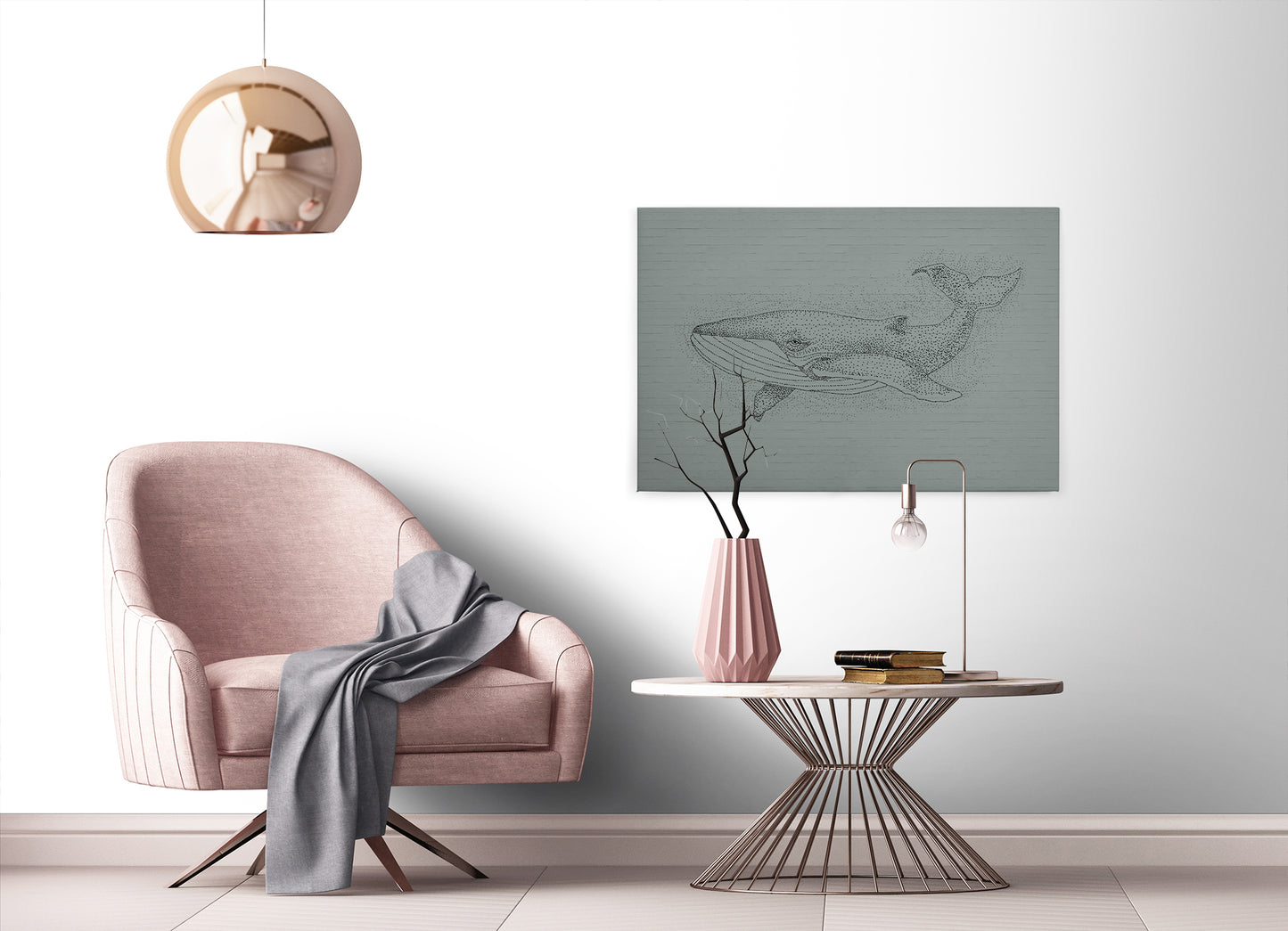Wal Leinwandbild Grau Schwarz 90x60 DD120381 Keilrahmenbild Wandbild Leinwand