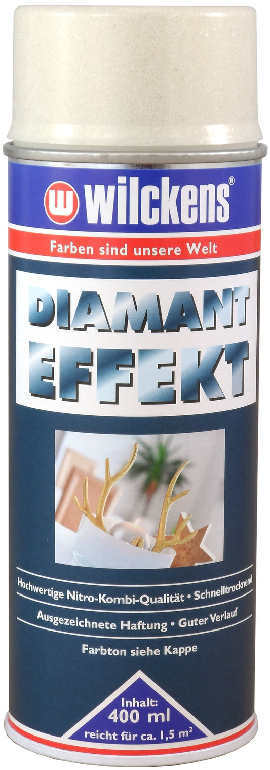 WILCKENS Diamant Effekt Spray 400ml Spraylack Spraydose gold Optik Deko DIY