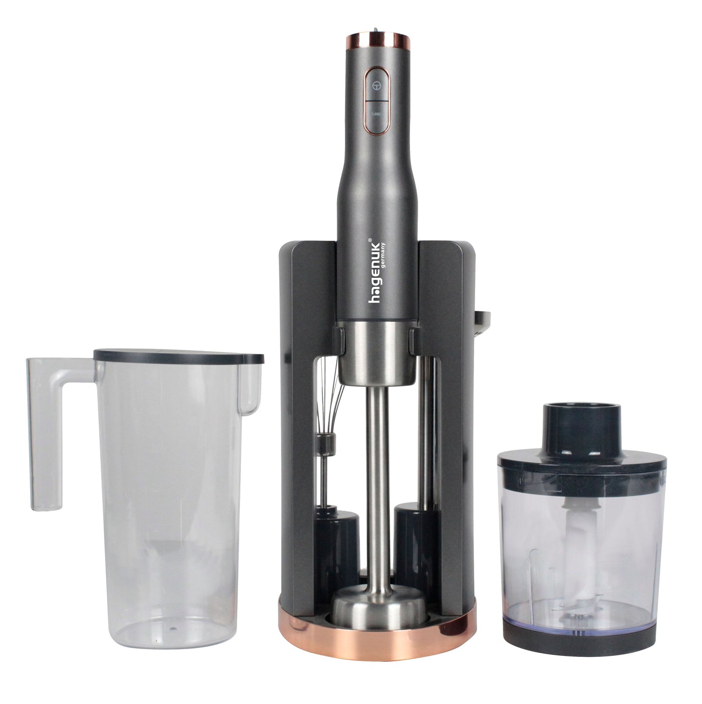 Hagenuk Stabmixer Set Turbo Zerkleinerer Mixer Pürierstab Handmixer Mixer 800W