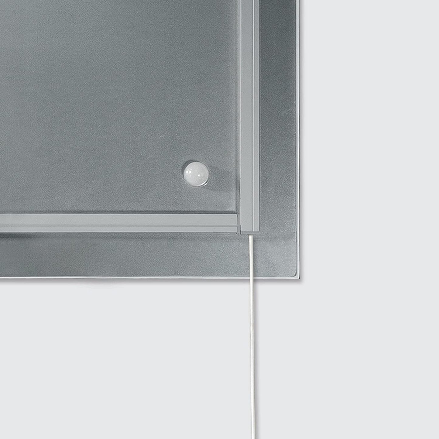 Sigel GL403 Glas Magnetboard LED Beleuchtung 48x48 Sichtbeton Magnettafel Board