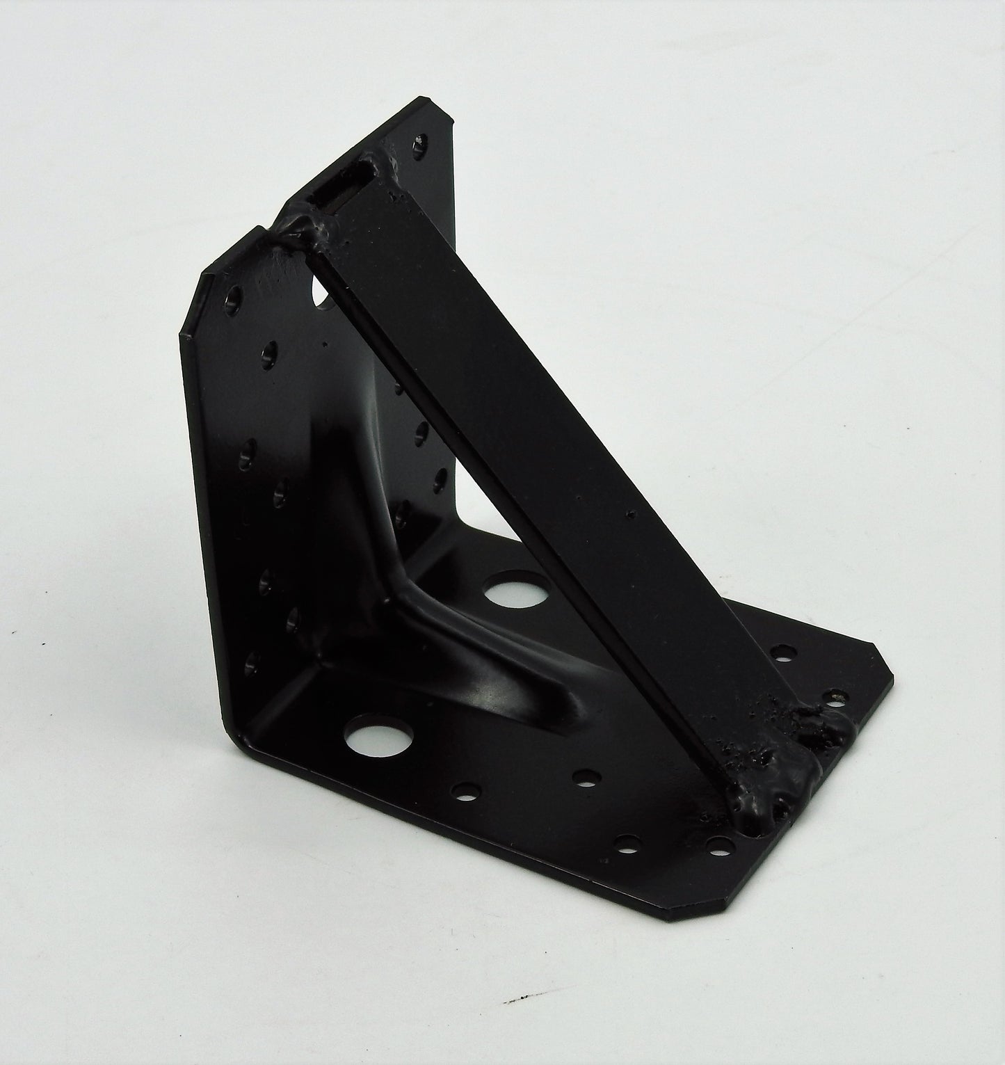 Stahl Winkel 105x105x90mm schwarz verstärkt Schwerlast Träger Schienenkonsole