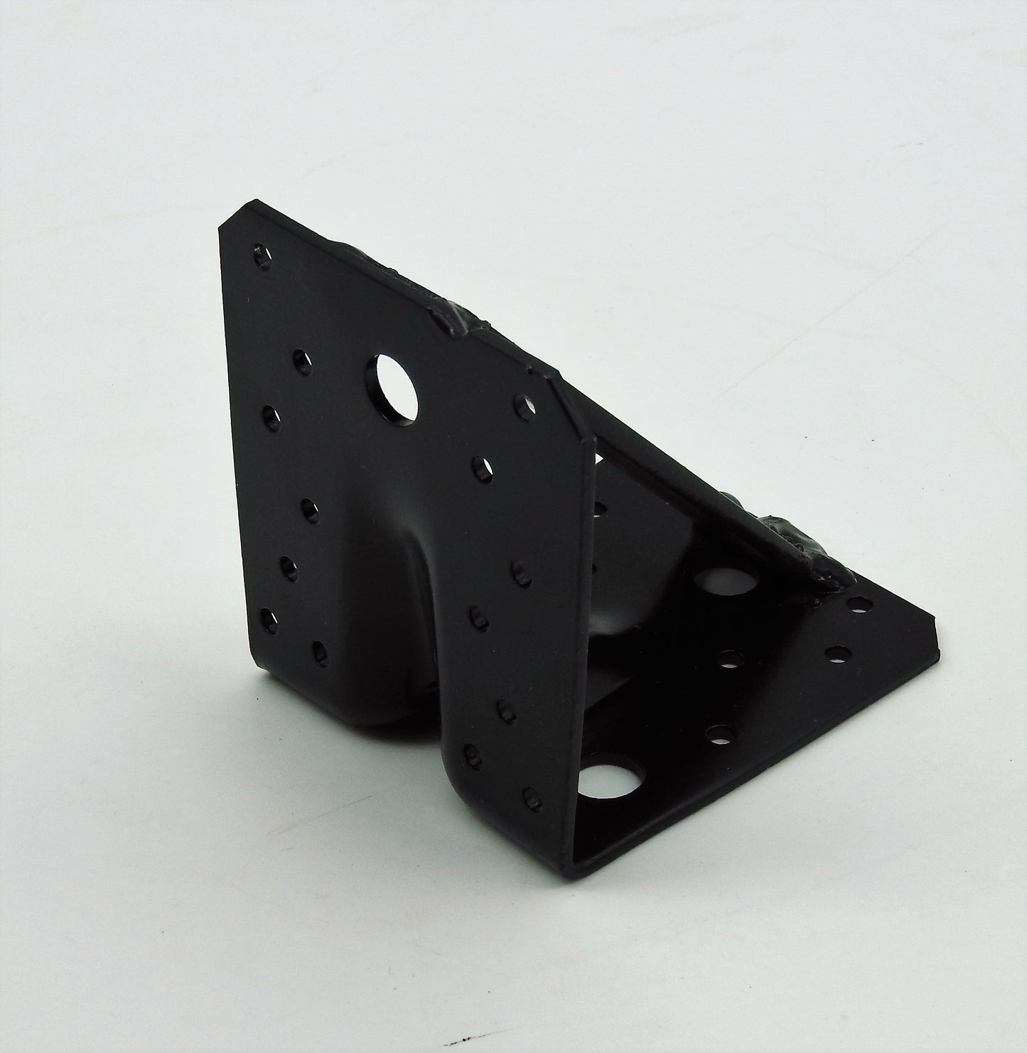 Stahl Winkel 105x105x90mm schwarz verstärkt Schwerlast Träger Schienenkonsole