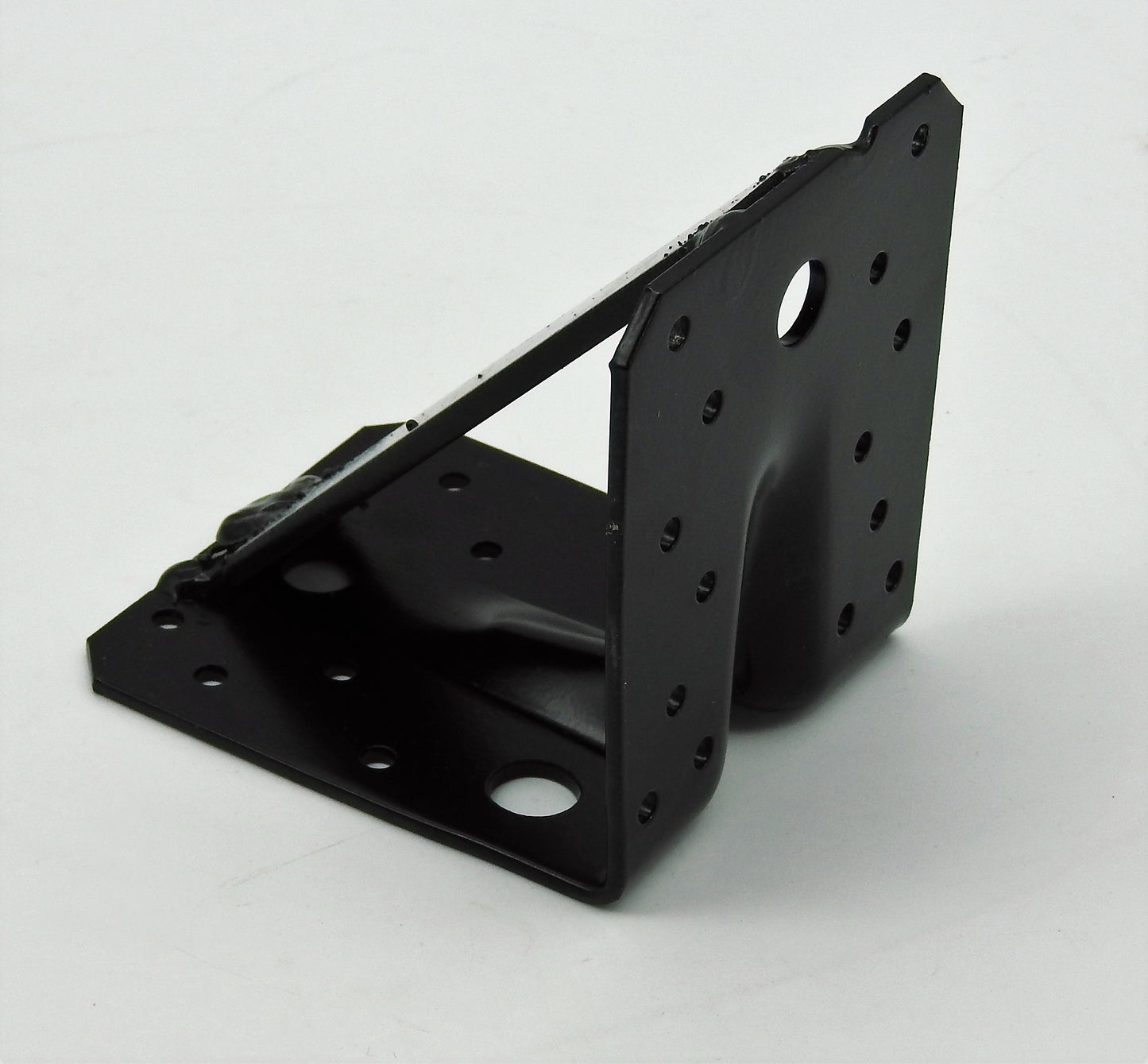 Stahl Winkel 105x105x90mm schwarz verstärkt Schwerlast Träger Schienenkonsole