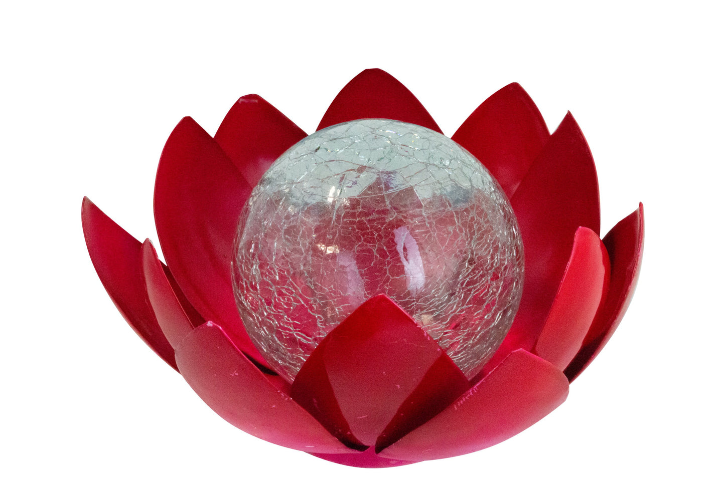 LED Solar 3er Set Lotus Blüte Gartenstecker Solarlampe Garten Lampe Blume pink