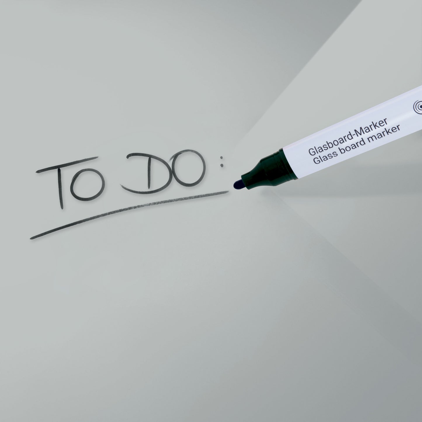 SIGEL GL203 Glas Whiteboard Artverum grau 100x100 cm Magnetboard Magnettafel