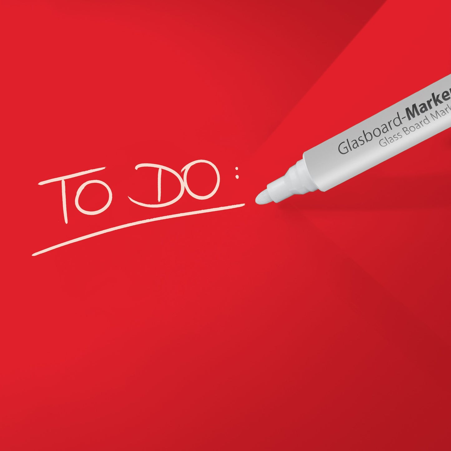 SIGEL GL212 Glas Whiteboard Artverum rot 120x90 cm Magnetboard Magnettafel