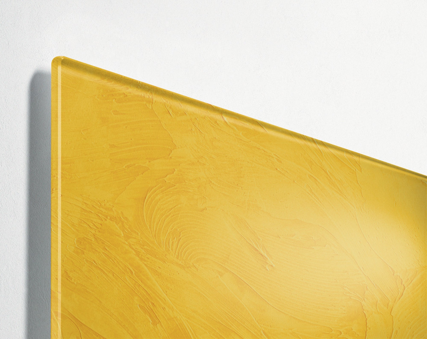 Sigel GL393 Glas Magnettafel Artverum Yellow 60x40cm gelb Magnetboard Tafel Memo