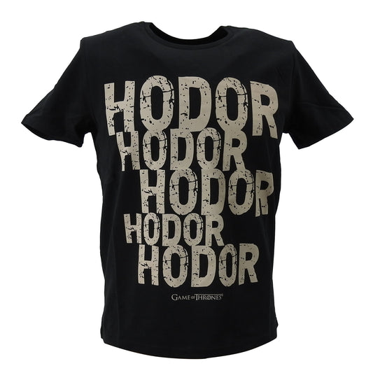 gozoo Game of Thrones Herren T-SHIRT Hodor Freizeit TShirt Shirt Men schwarz