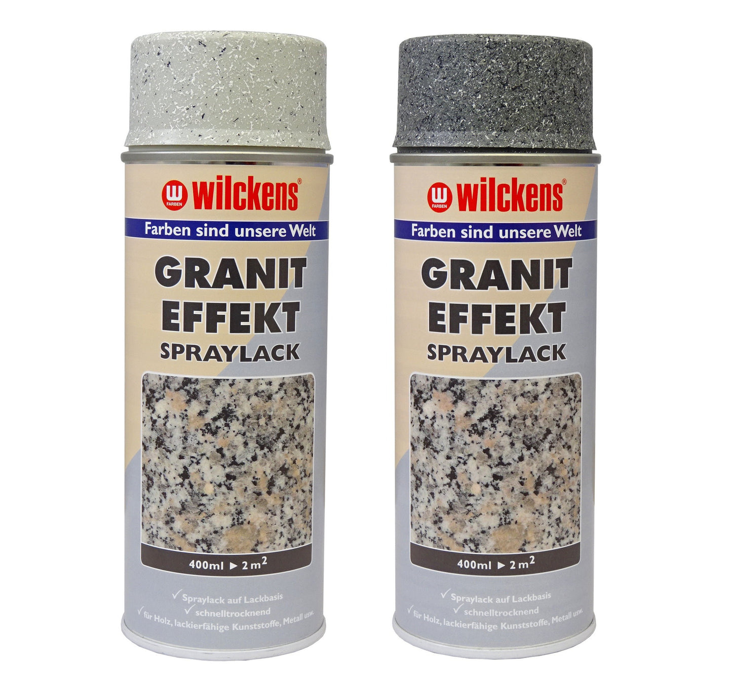 Wilckens Granit Effekt Spray Spraylack Granit-Look Sprühlack 400ml Spraydose