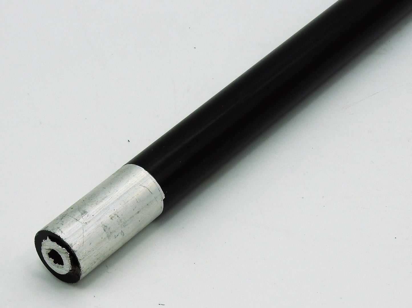 Extra lang verstärkte Sattelstütze 650mm Alu schwarz bis 200 kg Ø 25 mm