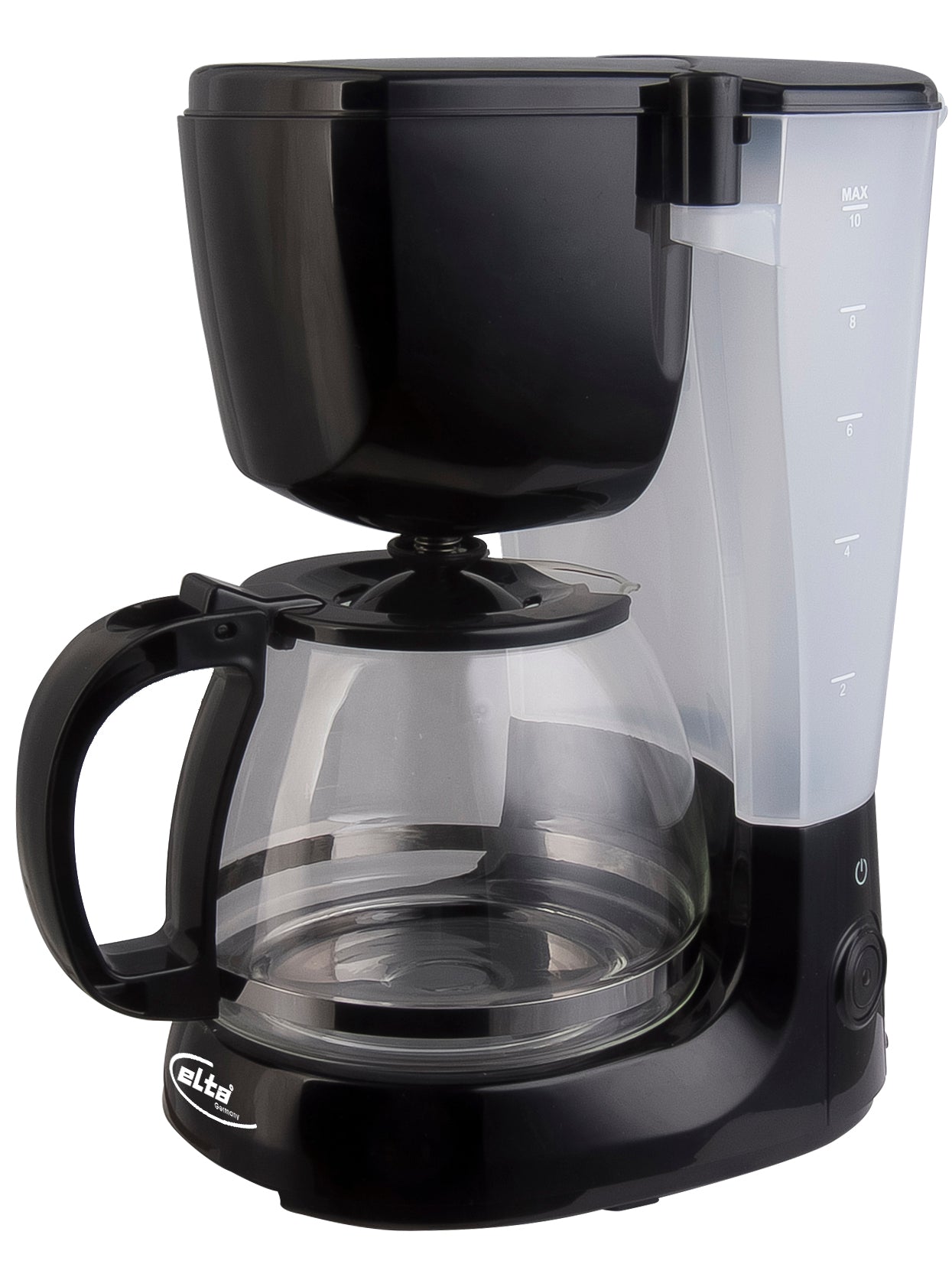 Elta Kaffeemaschine Edelstahl Filterkaffeemaschine Glas Kanne Kaffee Maschine