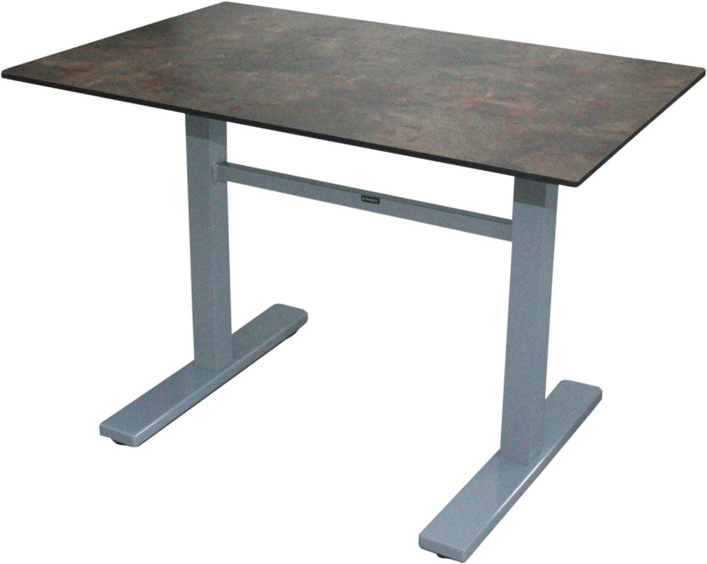 EASY 2+2 Tischgestell (4-Kant eckig) silber Bistro Gastro Tisch Beine Gestell