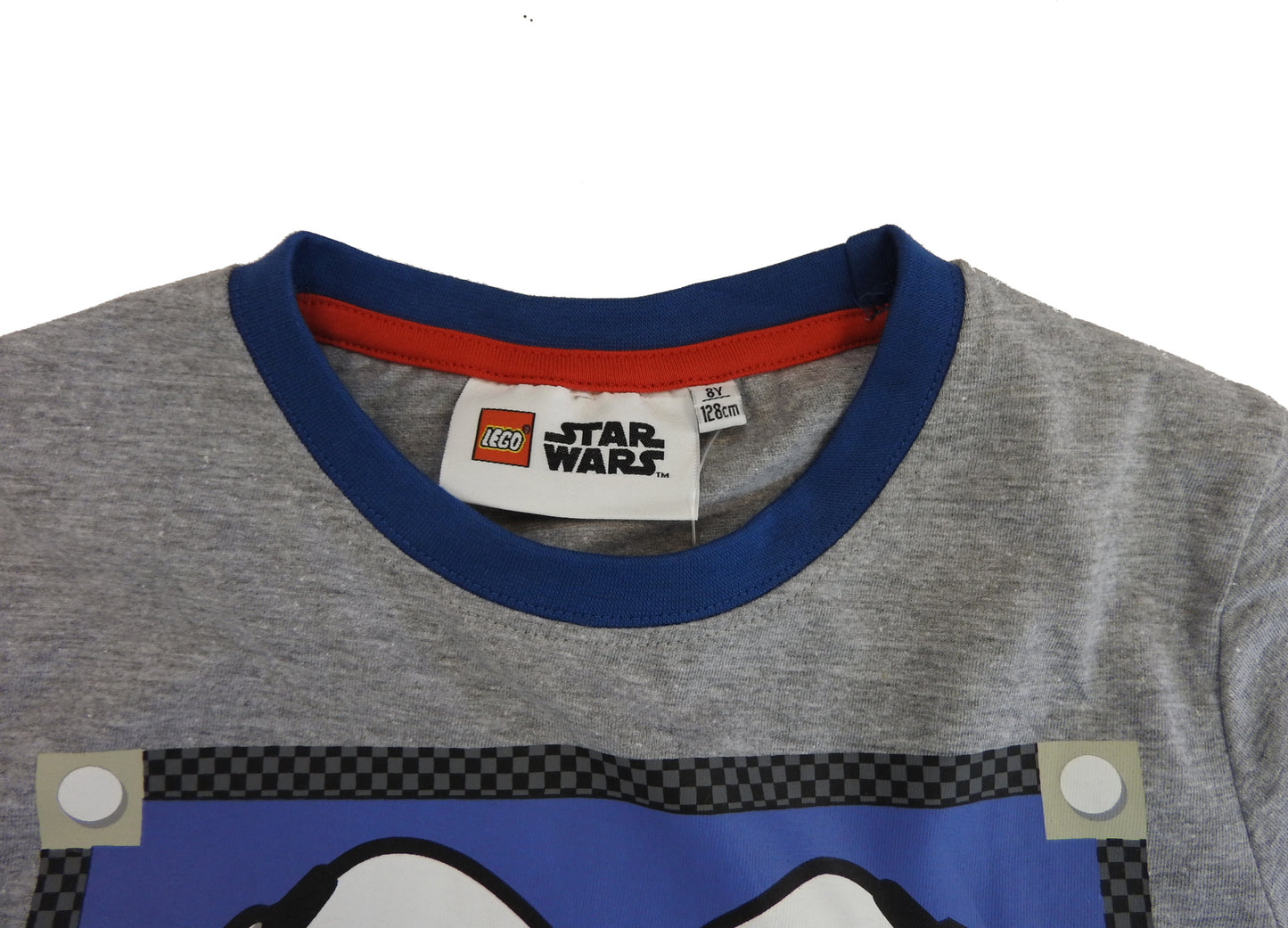 Lego Star Wars Kinder Schlafanzug lang 2tlg Pyjama Set Trooper Jungen grau
