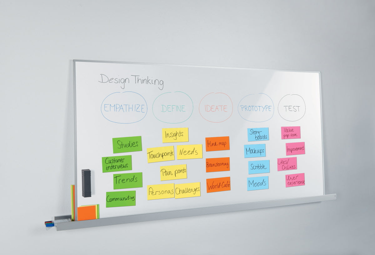 Sigel MU020 Agiles Whiteboard meet up weiß 90x180 cm Pinnwand Leinwand Tafel