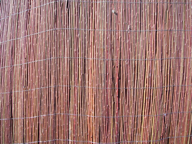 Weidematte 300x100 Sichtschutzmatte Garten Sichtschutz Weide Matte Zaun braun