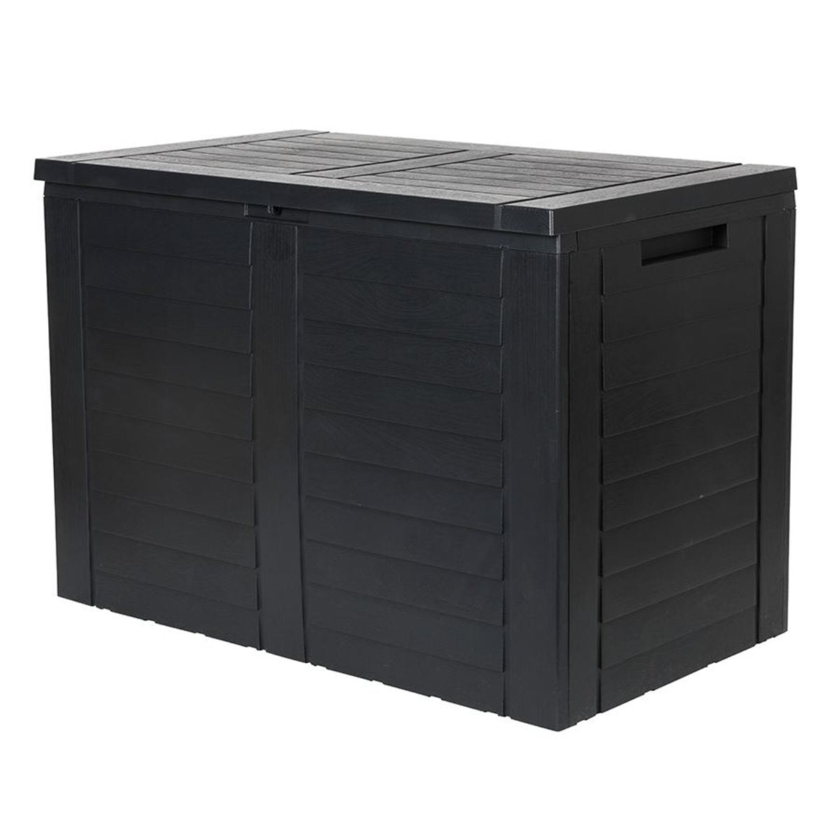 Balkon Auflagenbox Holz Optik Gartentruhe Auflagen Kissenbox Balkon Box Truhe