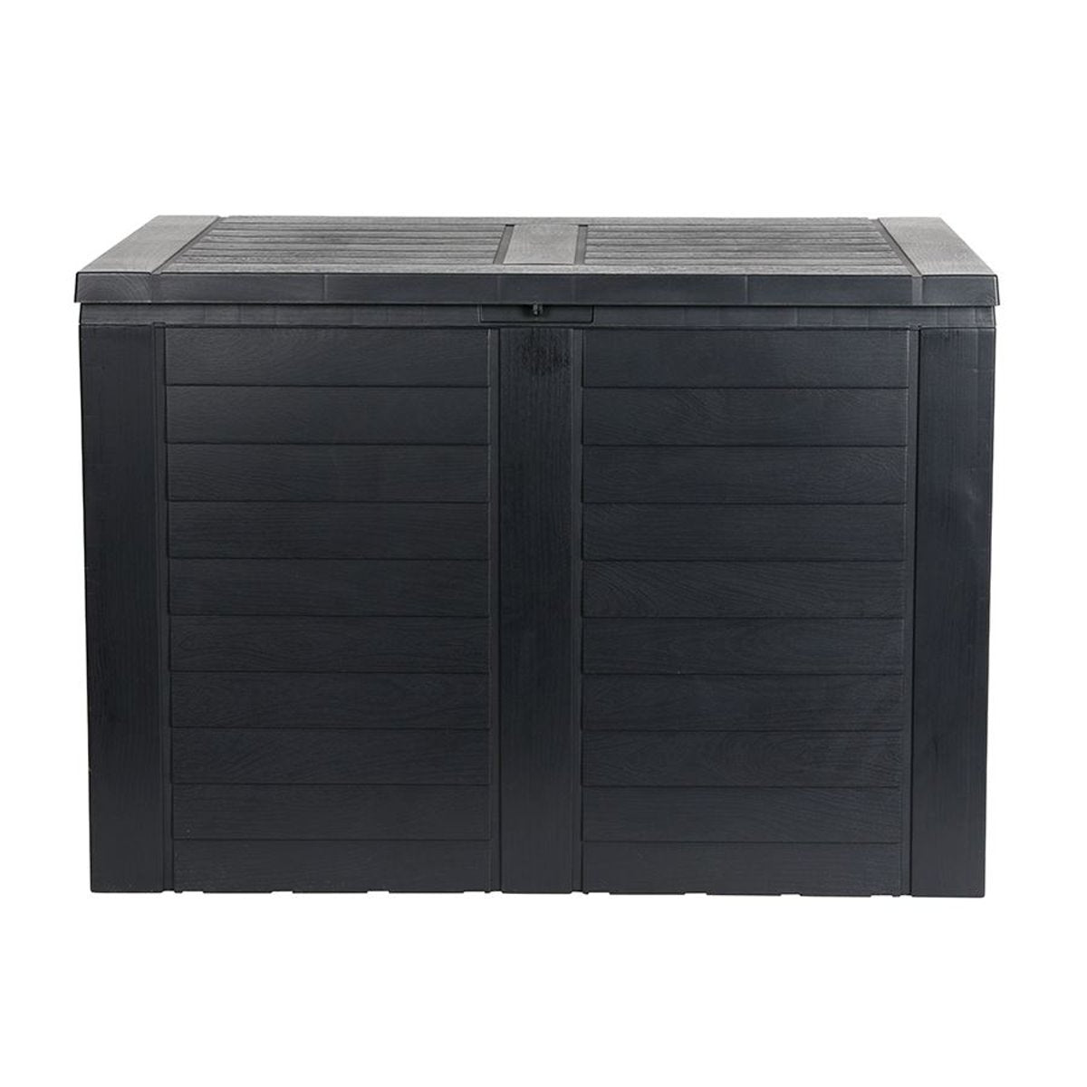 Balkon Auflagenbox Holz Optik Gartentruhe Auflagen Kissenbox Balkon Box Truhe
