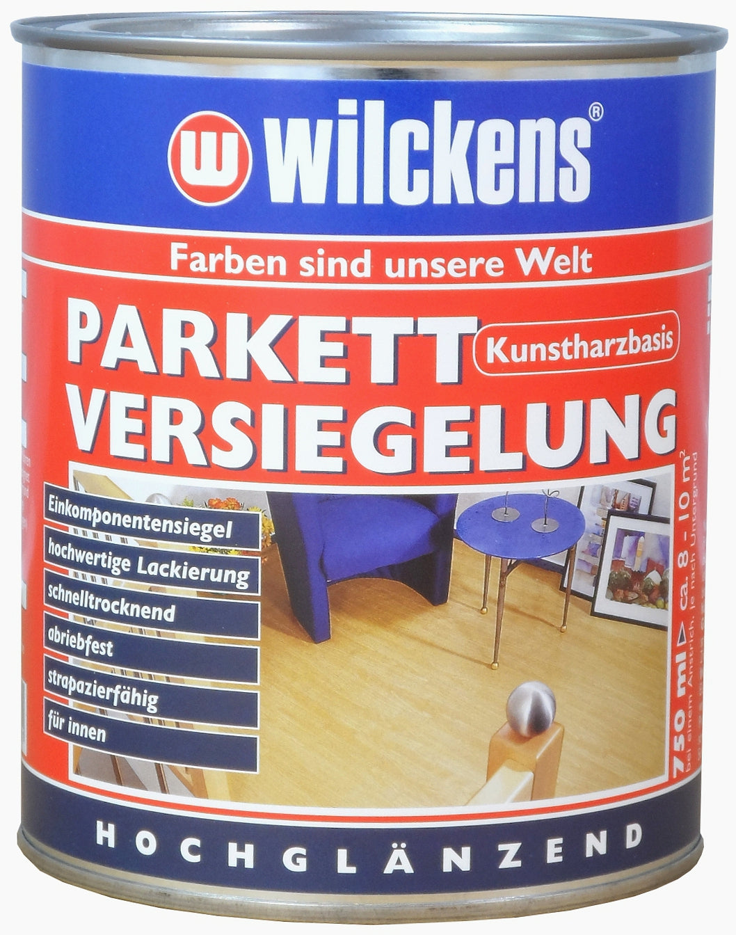 Parkettversiegelung 750ml hochglänzend Boden Versiegelung Versiegelungslack