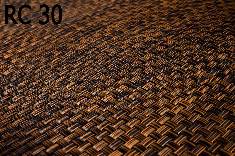 Polyrattan PVC Sichtschutzmatte 300x100 Balkon Sichtschutz Zaun Windschutz braun