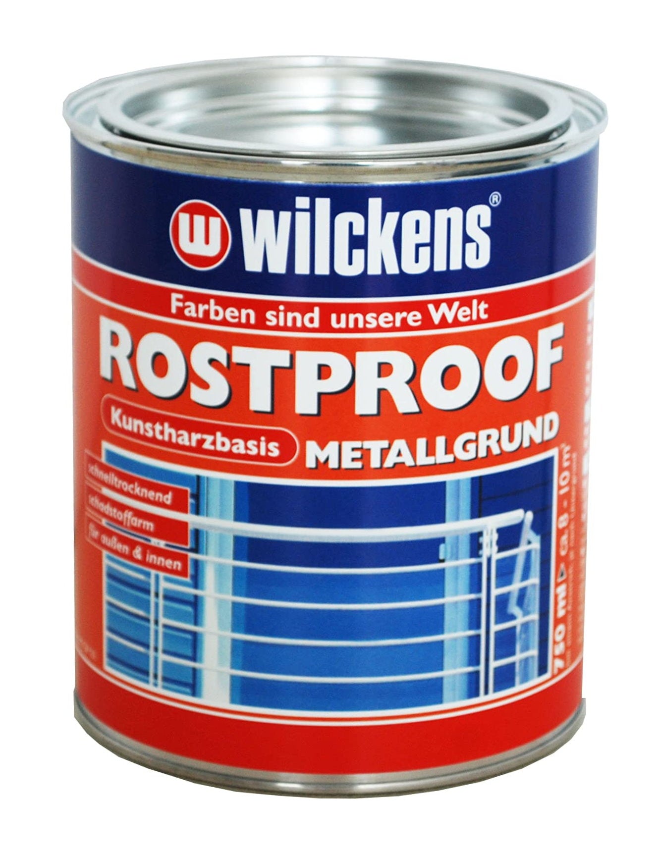 Wilckens ROSTPROOF METALLGRUND Rostschutz Primer Grundierung 750ml