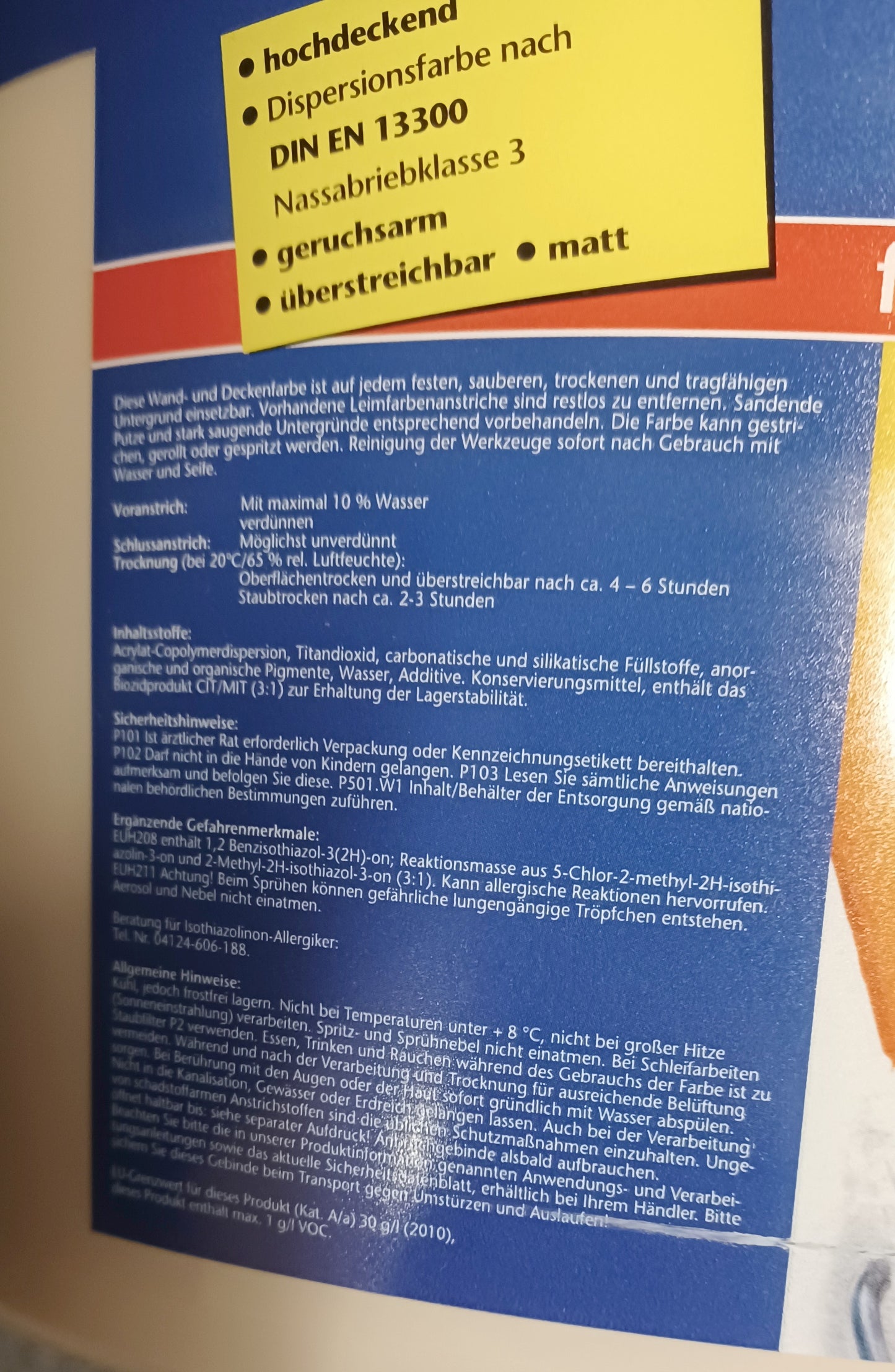 Wilckens 5l Raumcolor Samtgrau Innenfarbe Wandfarbe hochdeckend matt Farbe