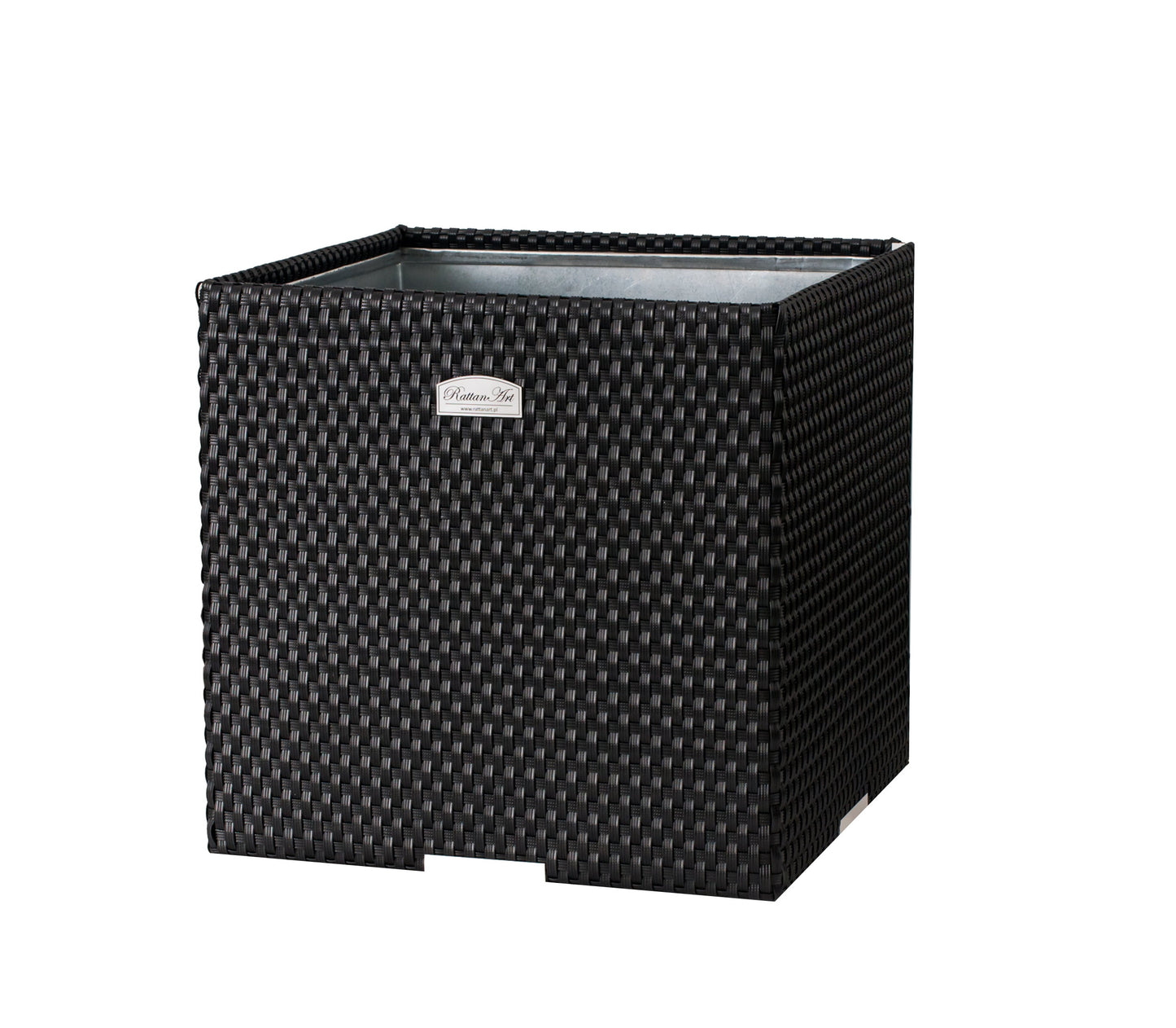 XL Polyrattan Pflanzgefäß Pflanzkübel Blumentopf Blumenkübel Übertopf Hochbeet