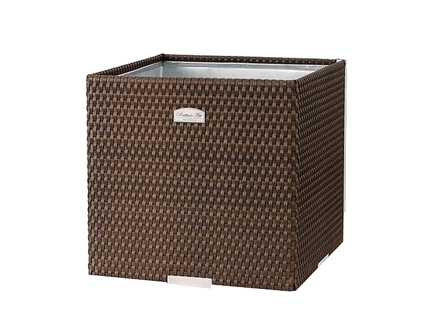 XL Polyrattan Pflanzgefäß Pflanzkübel Blumentopf Blumenkübel Übertopf Hochbeet