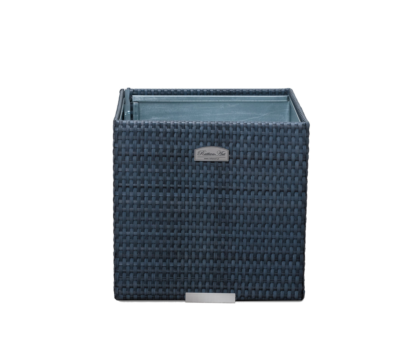 XL Polyrattan Pflanzgefäß Pflanzkübel Blumentopf Blumenkübel Übertopf Hochbeet
