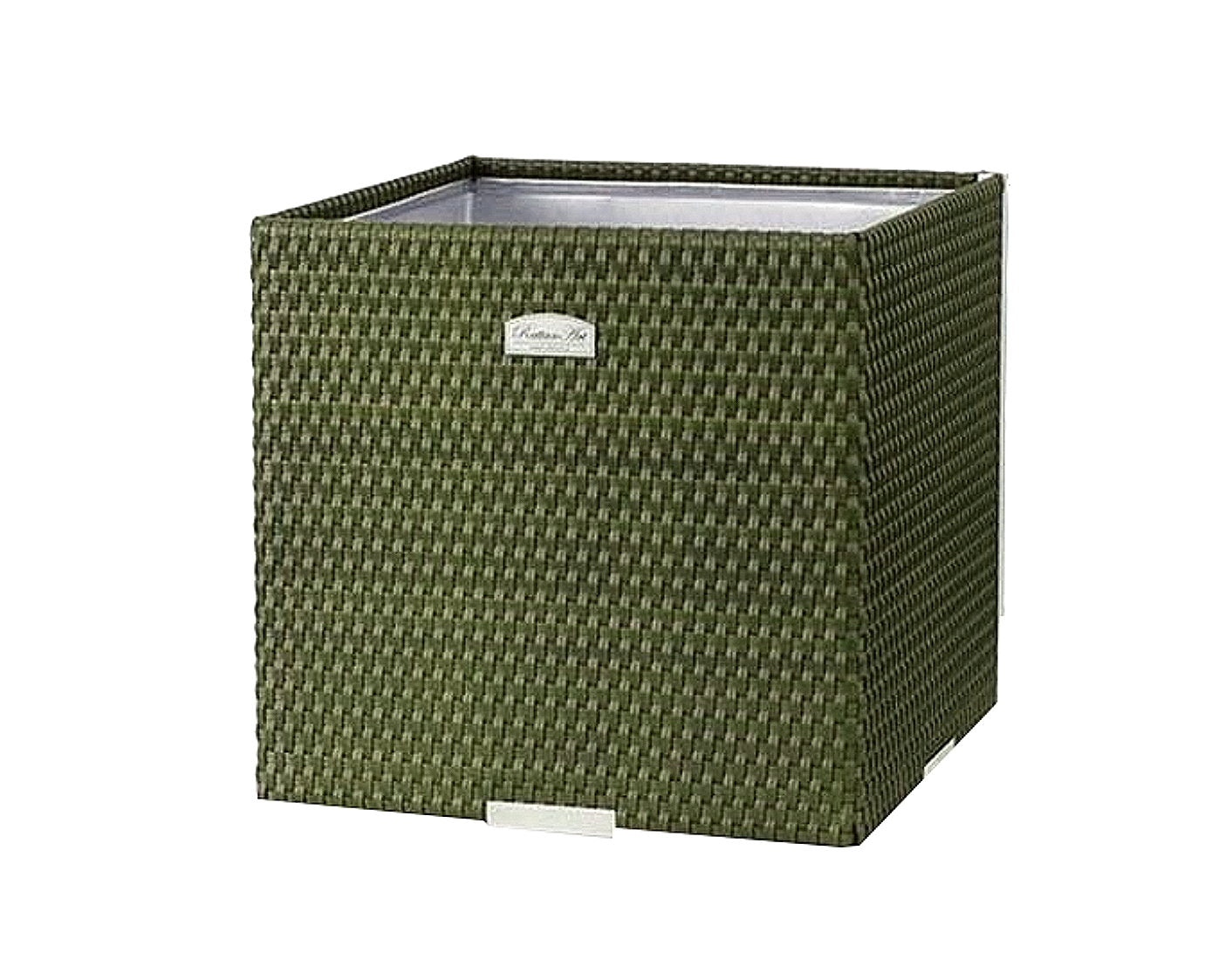 XL Polyrattan Pflanzgefäß Pflanzkübel Blumentopf Blumenkübel Übertopf Hochbeet