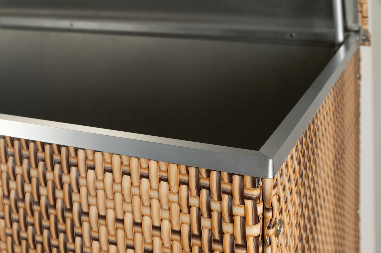 Premium Gartenbox Polyrattan Auflagenbox Kissenbox Gartentruhe Aufbewahrungs