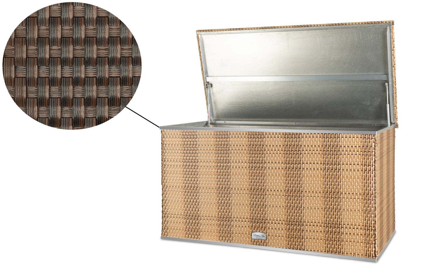 Premium Gartenbox Polyrattan Auflagenbox Kissenbox Gartentruhe Aufbewahrungs