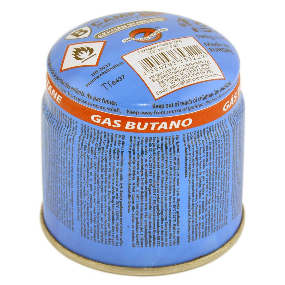 10x 190g Butan Stechkartusche Gas Kartusche Gaskartuschen Gasbrenner Camping