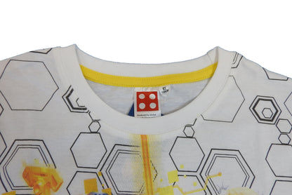 Lego NEXO Knights Ritter Kinder T-Shirt Jungen Kurzarmshirt Weiss Short Sleeve